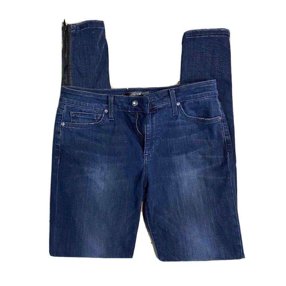 Joe's Jeans womens Alessia Dark Wash skinny Size 30 Stretch Denim‎ Blue 30 x 31